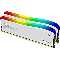 Kingston FURY X RGB DDR4 メモリ16GBx2 32GB Kingston FURY BEAST RGB DDR4 64GB (32GB x2) 3200MHz CL16
